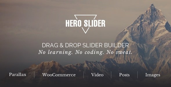 WordPress 内容滑块/幻灯相册展示插件 Hero Slider 中英文汉化版 [代购]