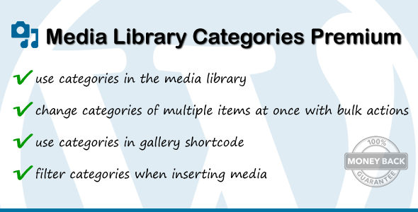 媒体库分类插件 Media Library Categories Premium 中英文汉化版 [v2.4.2]