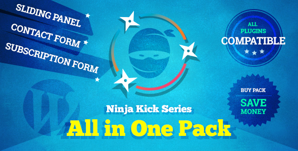 WordPress Ninja Kick系列插件打包 All in One Pack中英文汉化版 [v1.4.0]