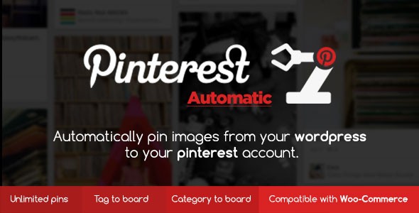 WordPress Pinterest自动贴图插件Pinterest Automatic中英汉化版 [v4.17.0]