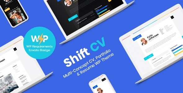 ShiftCV 博客资讯类WordPress企业建站主题模板中英文汉化版 [v3.0.9]