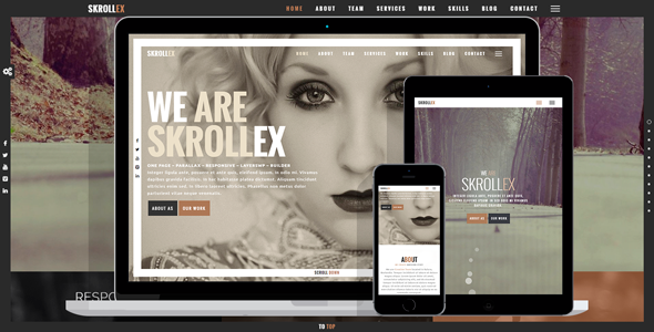 Skrollex 创意多用途WordPress企业建站主题模板中英文汉化版 [v2.3]