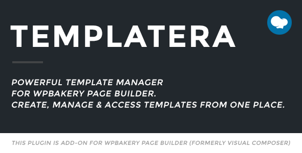 WPBakery Page Builder 模板管理扩展插件 Templatera 中英汉化版 [v2.0.4]