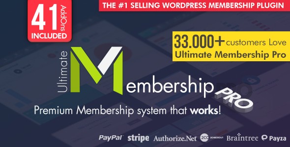 WordPress 内容销售会员分级管理插件 Ultimate Membership Pro [v12.3]