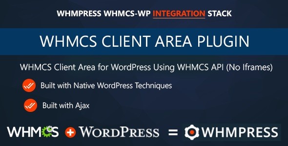 WordPress 客户区/会员中心扩展 WHMCS Client Area 中英文汉化版 [v6.0]