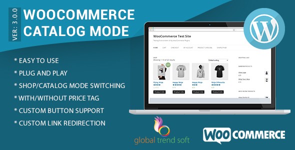 目录视图/禁购模式插件 WooCommerce Catalog Mode 中英文汉化版 [v1.5.5]