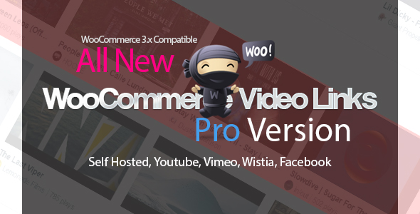 产品图册音/视频调用插件WooCommerce Video Links Pro中英汉化版 [代购]