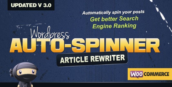 WordPress 文章自动重写/伪原创插件 Auto Spinner 中英文汉化版 [v3.18.0]