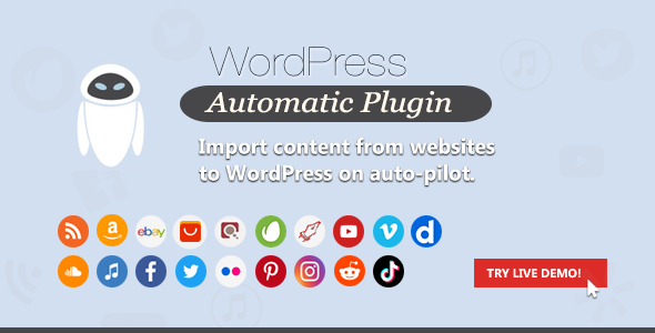WordPress 内容自动采集发布插件 Automatic Plugin 中英文汉化版 [v3.90.0]