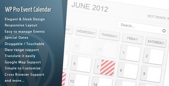 WordPress 日程计划活动预订插件 Pro Event Calendar 中英文版 [v3.2.7]
