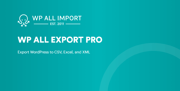 WordPress CSV数据批量导出插件 WP All Export Pro 中英文汉化版 [v1.8.7]