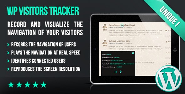 WordPress访客信息跟踪统计插件WP Visitors Tracker中英文汉化版 [v2.203]