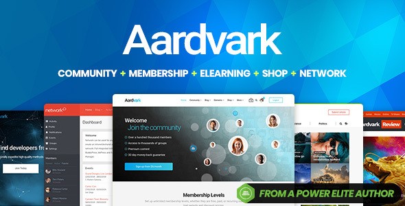 Aardvark 会员社区类WordPress企业建站主题模板中英文汉化版 [v4.49]