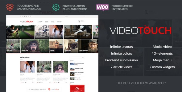 VideoTouch 视频分类WordPress企业建站主题模板中英文汉化版 [v1.8.7]