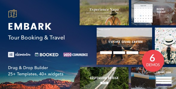 Tour Booking 旅游预订类WordPress企业建站主题模板中英文汉化版 [v1.4.4]
