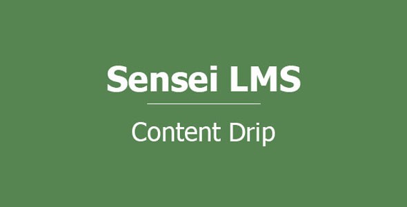 自定义时间完成课程学习插件 Sensei LMS Content Drip中英汉化版 [v2.1.1]
