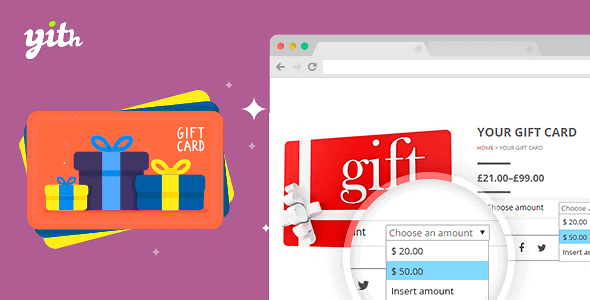礼品卡/折扣优惠券销售管理Yith Woocommerce Gift Cards Premium [v3.7.0]