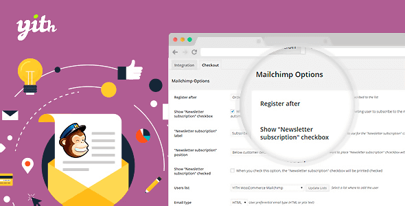 Mailchimp邮件营销集成插件Yith Woocommerce Mailchimp Premium [v2.2.1]