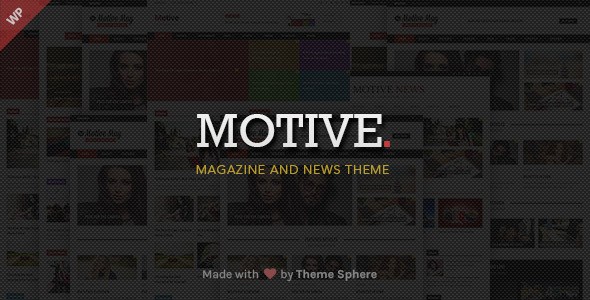 Motive新闻杂志/博客资讯类WordPress企业建站主题模板中英汉化版 [v1.2.6]