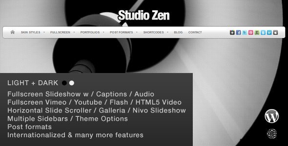 Studio Zen摄影作品案例展示WordPress企业主题模板中英文汉化版 [代购]