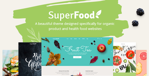 Superfood有机蔬菜水果类WordPress企业建站主题模板中英文汉化版 [v1.3.1]