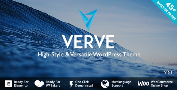 Verve多用途摄影作品展示类WordPress企业建站主题模板中英汉化版 [v6.6]