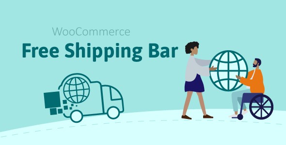 包邮/免费送货/满减插件 WooCommerce Free Shipping Bar中英文版 [v1.2.1]