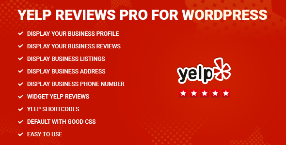 WordPress用户点评/评价/评比插件 Yelp Reviews Pro中英文汉化版 [v1.9]