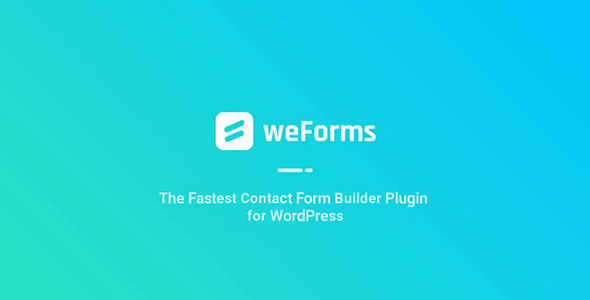WordPress可视化表单拖拽编辑排版插件 weForms PRO 中英文汉化版 [v1.3.17]