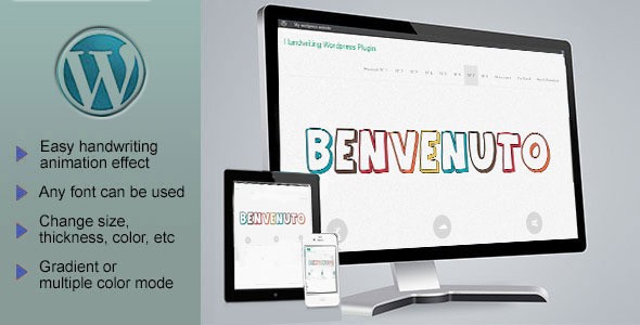 SVG 文本动画插件 Responsive SVG Handwritting Text Animation [代购]
