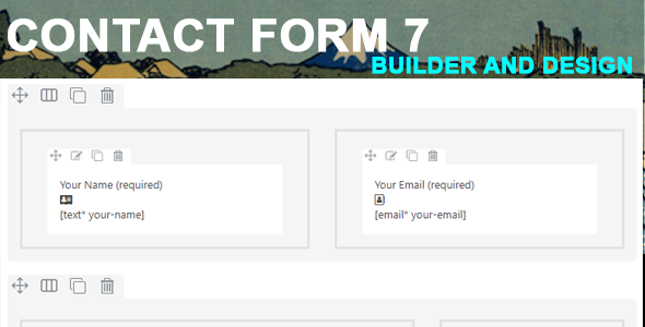 Contact Form 7可视化拖拽编辑插件Builder And Designer中英文版 [代购]