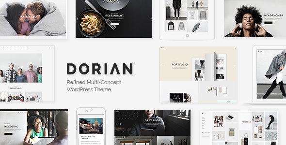 Dorian 时尚精致的多用途WordPress企业建站主题模板中英文汉化版 [v2.0]
