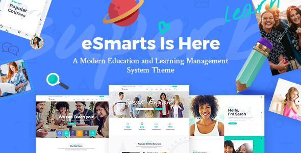 eSmarts学校/教育/课程类WordPress企业建站主题模板中英文汉化版 [代购]