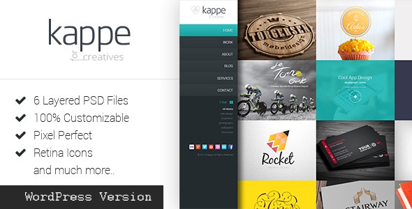 Kappe全屏作品案例展示类WordPress企业建站主题模板中英文汉化版 [v2.1]