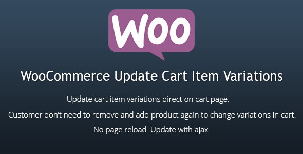 WooCommerce购物车商品属性更改插件Update Cart Item Variations [v2.5]