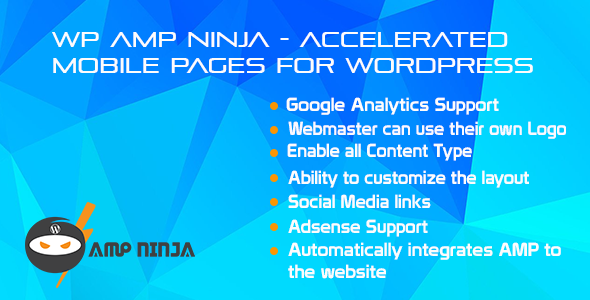 WordPress 移动端页面SEO优化加速插件 WP AMP Ninja中英文汉化版 [代购]