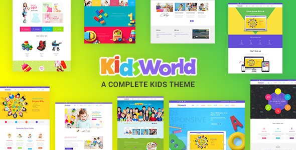 Kids Heaven幼儿园/学前班/儿童教育类WordPress企业主题模板中英 [v3.5]