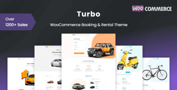 Turbo WooCommerce汽车租赁预订类WordPress企业主题模板中英文版 [v11.0.6]