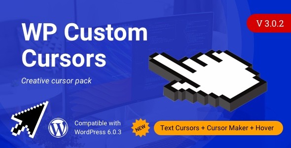 WordPress 自定义鼠标光标插件 WP Custom Cursors 中英文汉化版 [v2.2.3]