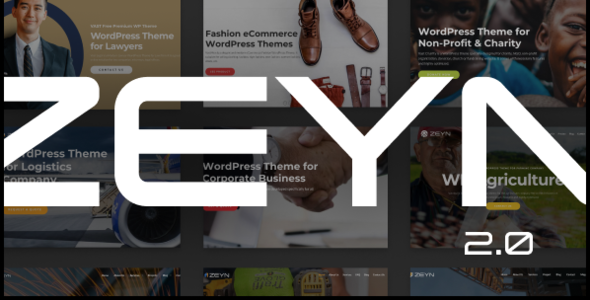 Zeyn 多概念商务多用途类WordPress企业建站主题模板中英文汉化版 [v1.2.6]