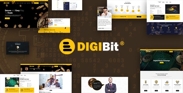 DigiBit 比特币/加密货币类WordPress企业建站主题模板中英汉化版 [v2.2]