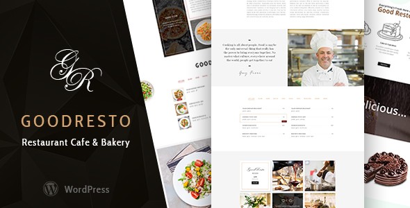 GoodResto餐厅/咖啡/面包房WordPress企业建站主题模板中英汉化版 [v3.9]