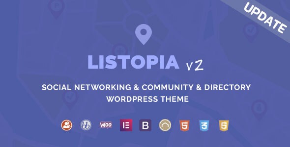 Listopia黄页目录/社区类WordPress企业建站主题模板中英文汉化版 [v2.2.2]