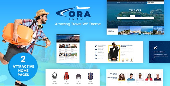 Ora 旅行/酒店预订系统类WordPress企业建站主题模板中英文汉化版 [v1.7]