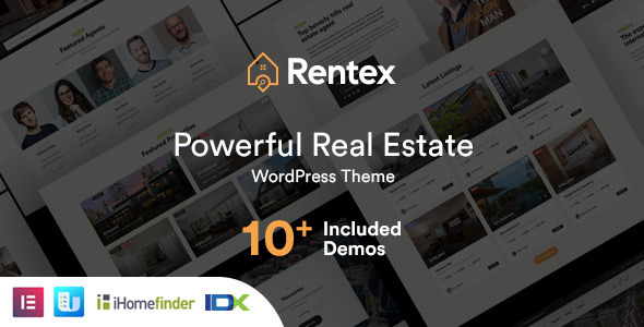 Rentex 地产/公寓/建筑类WordPress企业建站主题模板中英文汉化版 [v1.9.0]