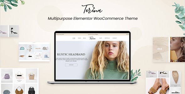 Terina 创意多用途商城购物类WordPress企业主题模板中英文汉化版 [v1.5.2]