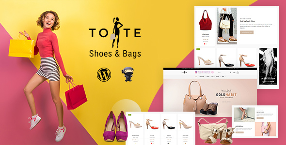 Tote时尚鞋/服装商城购物类WordPress企业建站主题模板中英汉化版 [v2.3]
