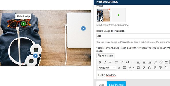WPBakery图像热点/灯箱Image Hotspot with Tooltip and Lightbox [v1.5.1]