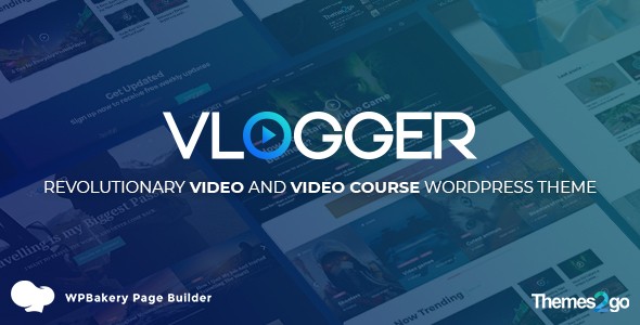 Vlogger专业视频和教程类WordPress企业建站主题模板中英文汉化版 [v3.1.0]
