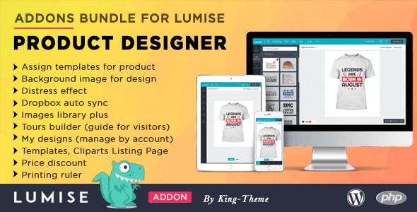 Lumise Product Designer 增强包插件 Addons Bundle中英文汉化版 [v19]